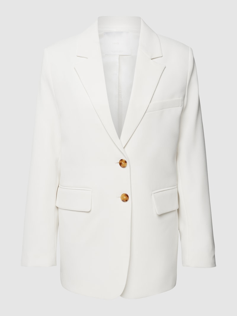 Blazer mit Pattentaschen Modell 'BLAZER PLEATY' in beige