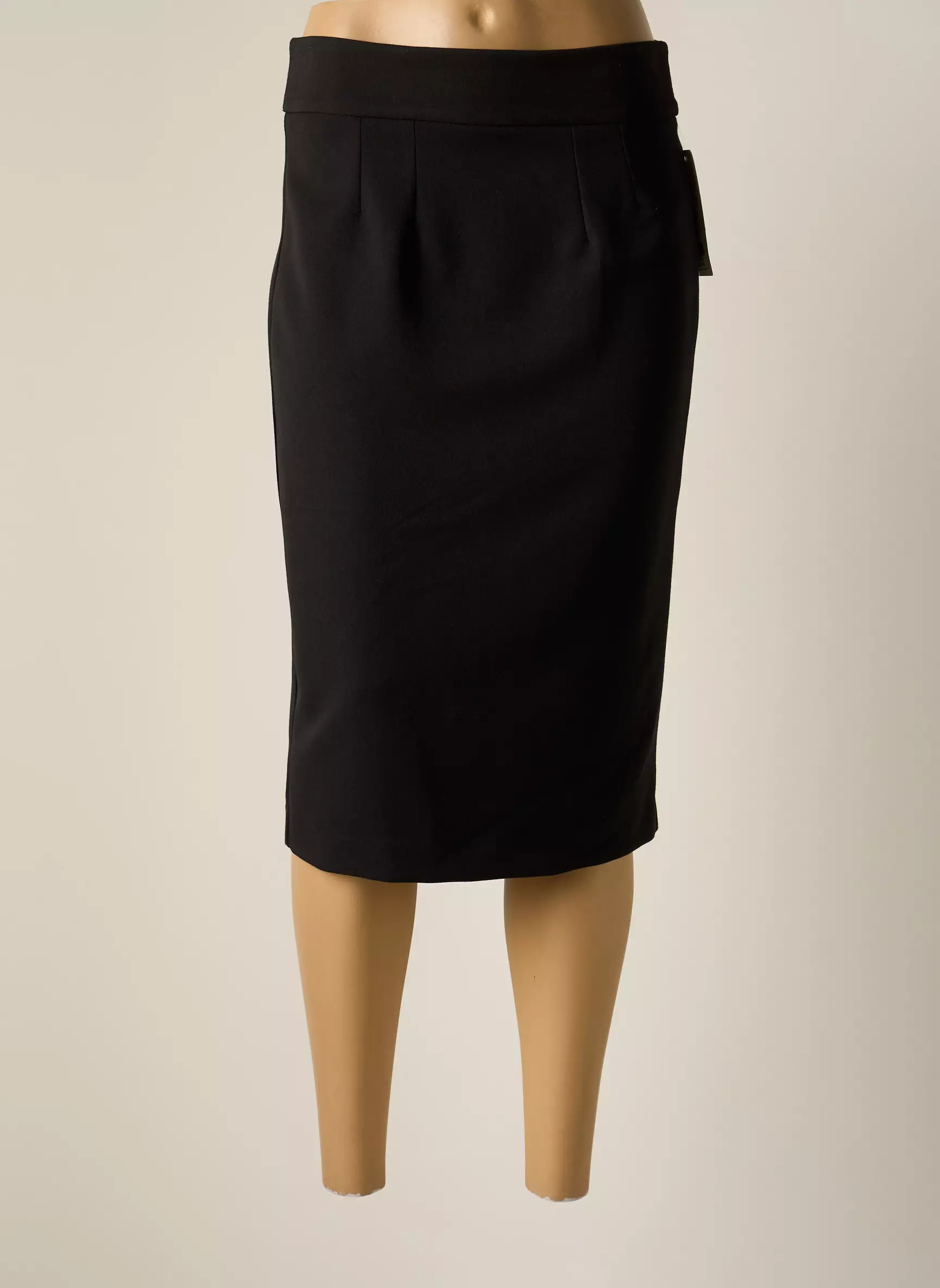 Hippocampe Jupes Mi Longues Femme couleur noir