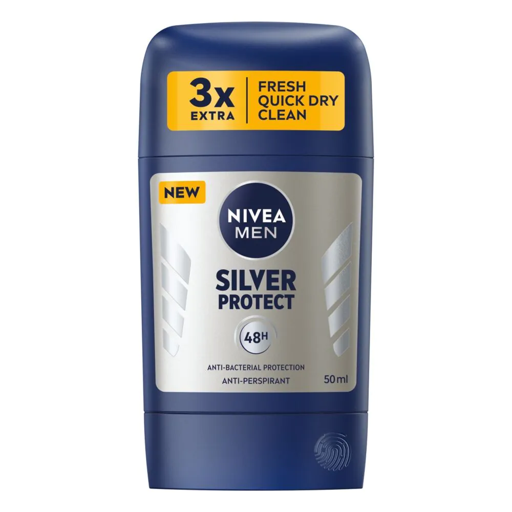Nivea dezodorantas „Ap Stick Silver Protect“