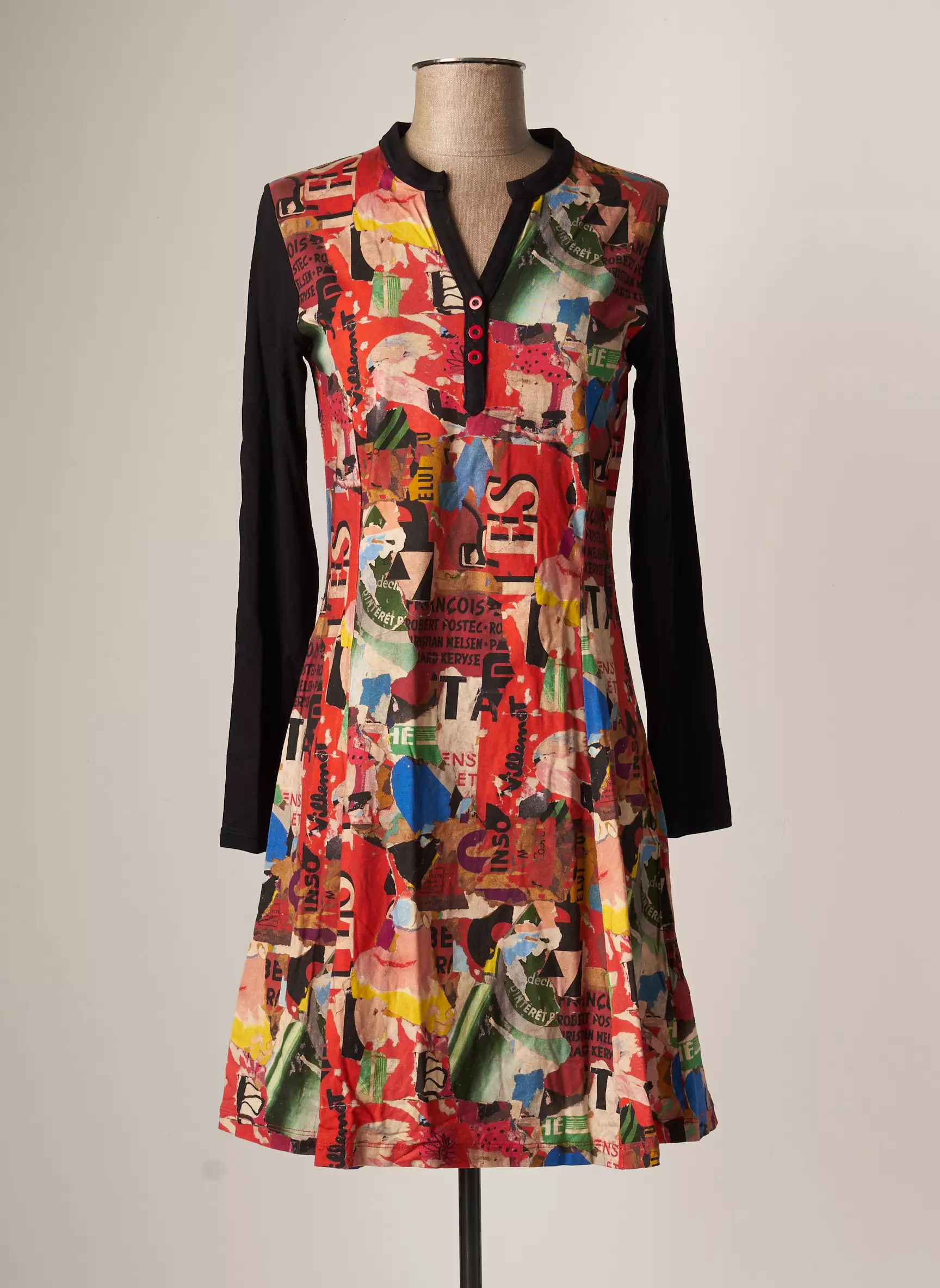Aventures Des Toiles Robes Mi Longues Femme couleur rouge