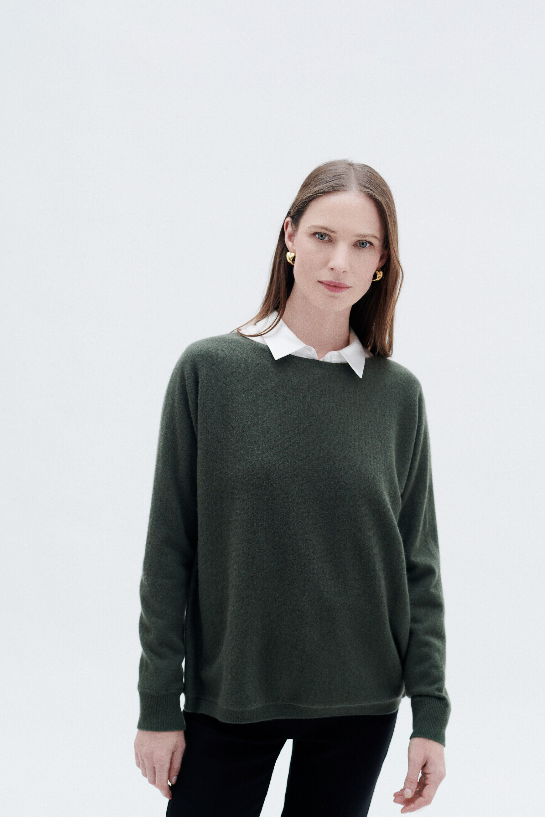 Pull mamelie vert clair femme