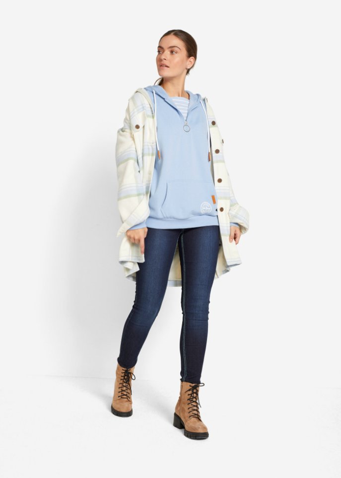 Kapuzensweatshirt, 2 in 1 Optik