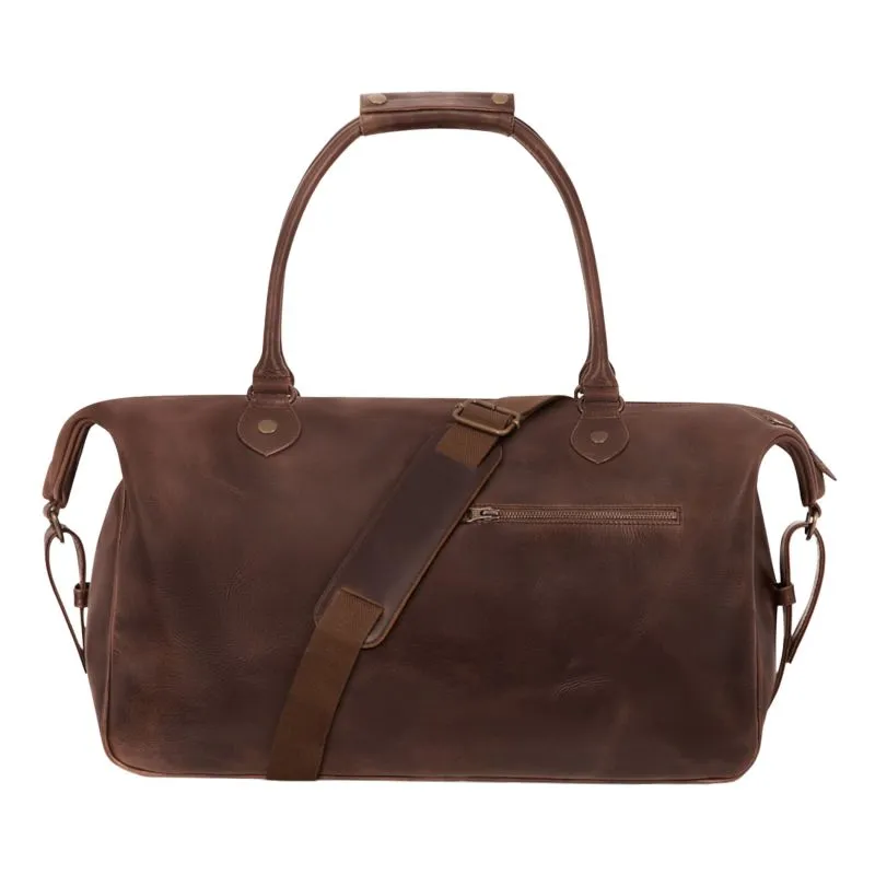 Buckle & Seam Leder Weekender Linwood - Braun \/ Dots