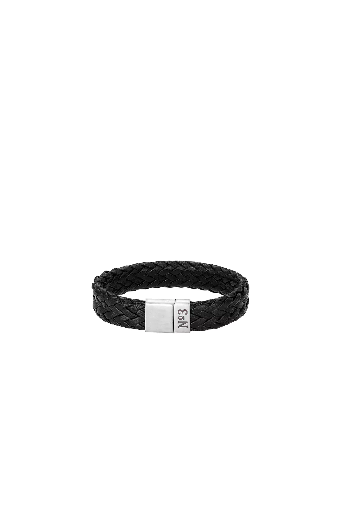 N 3 Bracelets Homme couleur marron