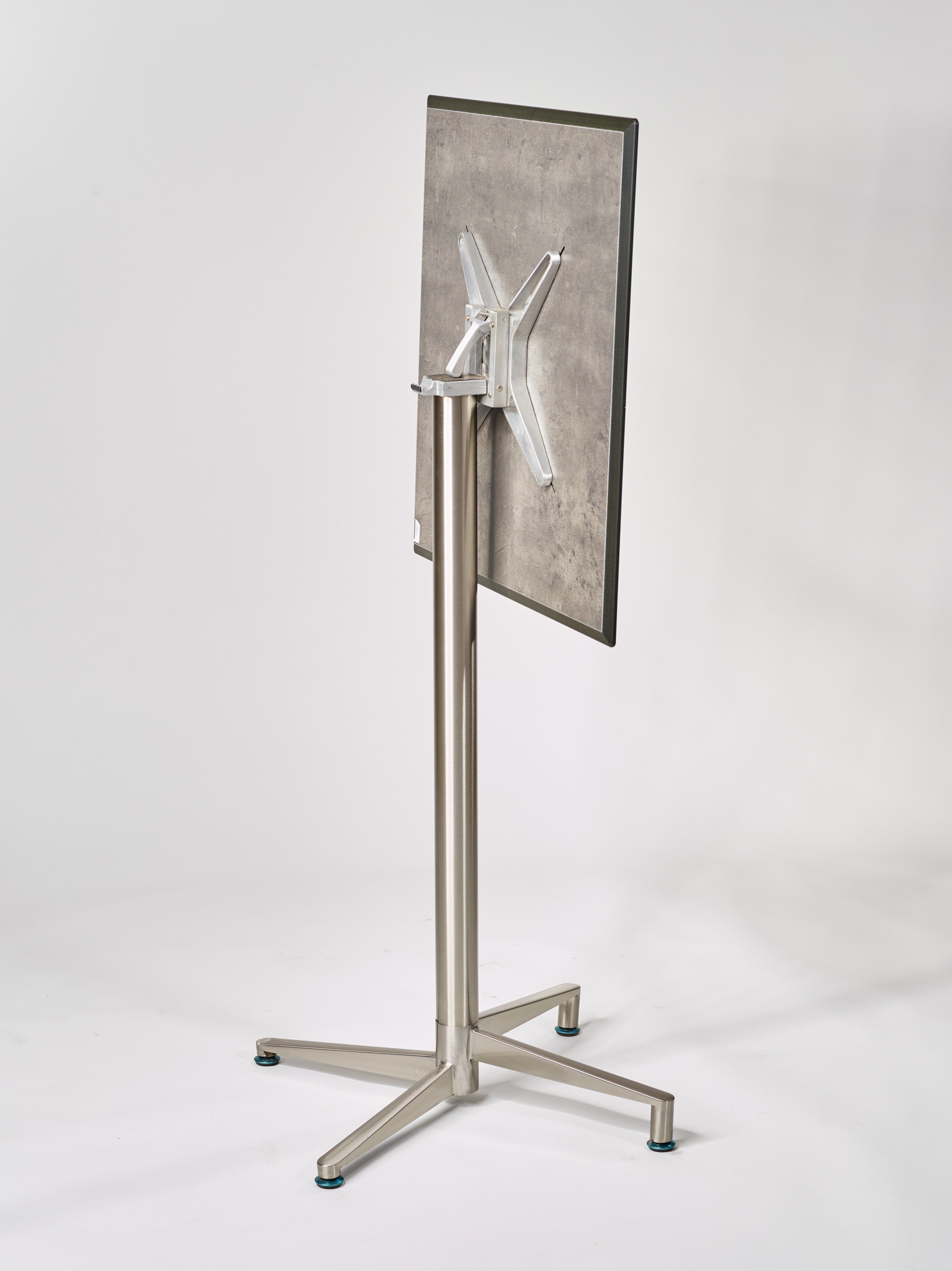 Destiny Stehtisch LOFT, Gestell Edelstahl, 68x68 oder 80x80cm, inkl. Tischplatte HPL