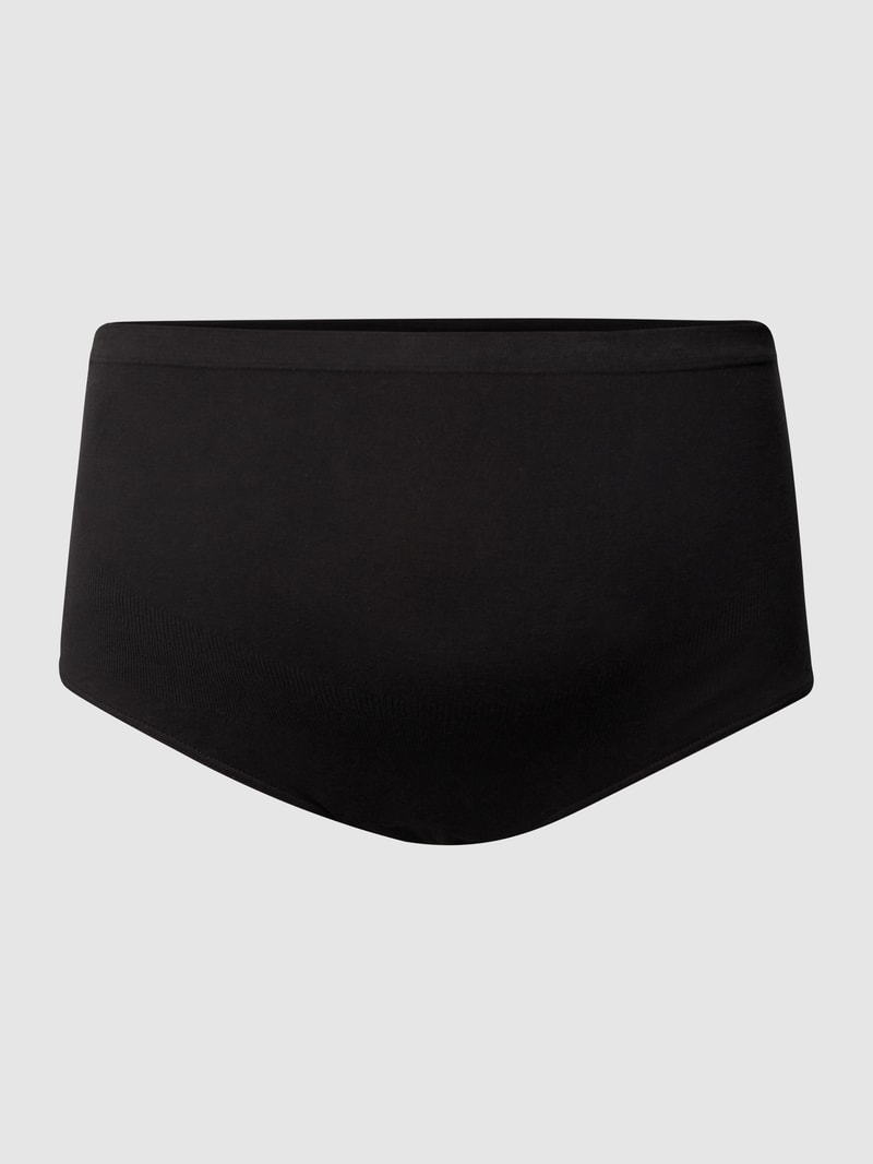 Umstands-Slip aus Baumwoll-Mix im 2er-Pack in schwarz