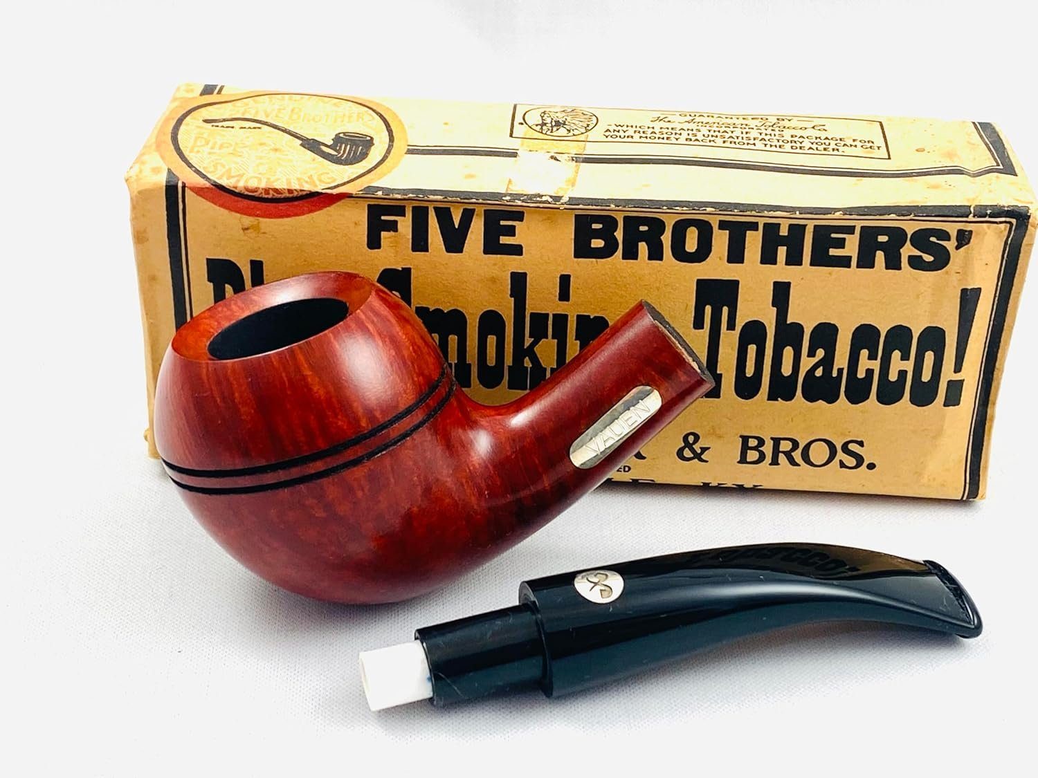 VAUEN Handpfeife Pfeife 175 Jahre Jubiläumspfeife Modell 108 inkl. Sonderfilterbox