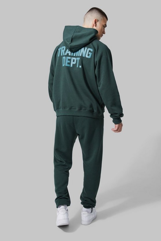 Tall kastiger Oversize Hoodie mit Active Training Dept Print