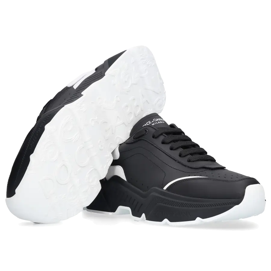 Dolce & Gabbana - Sneaker low DAYMASTER Kalbsleder - schwarz