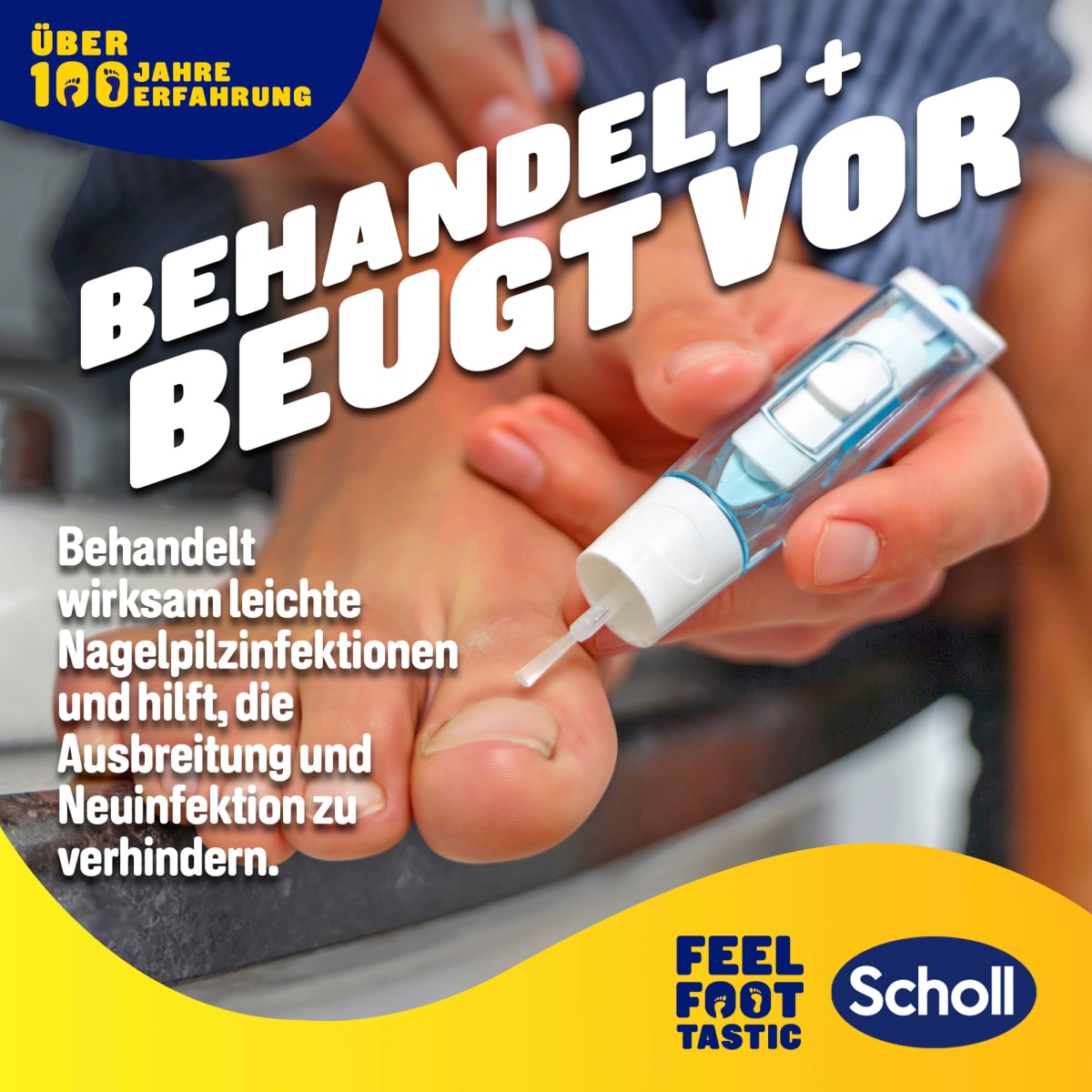 Nagelpilz Set 2in1, Feile & Tinktur, 3,8 ml