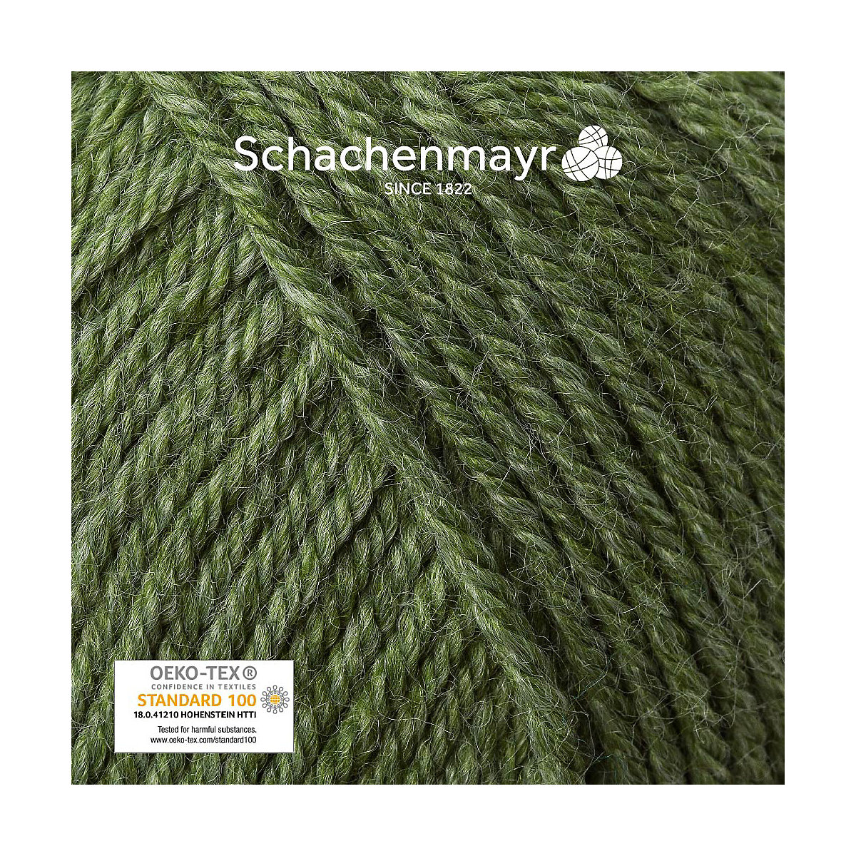 Handstrickgarne Universa, 50g grün Melange