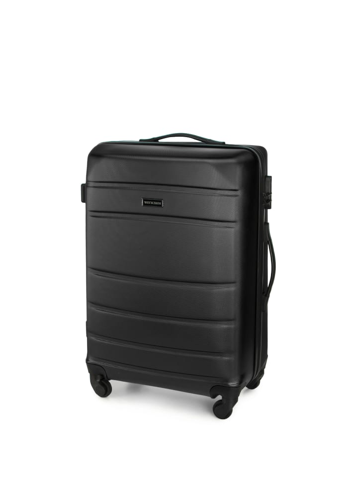 Wittchen 4tlg. Koffer Set Globe line Collection in Black günstig kaufen onesize