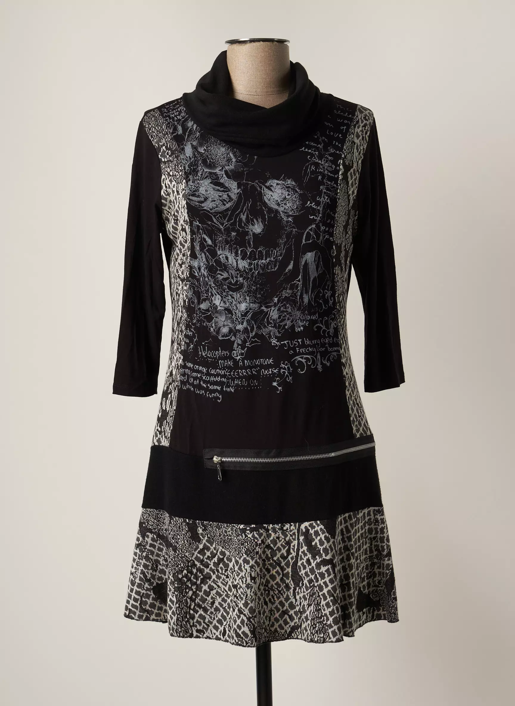 Poussiere D Etoile Robes Mi Longues Femme couleur noir