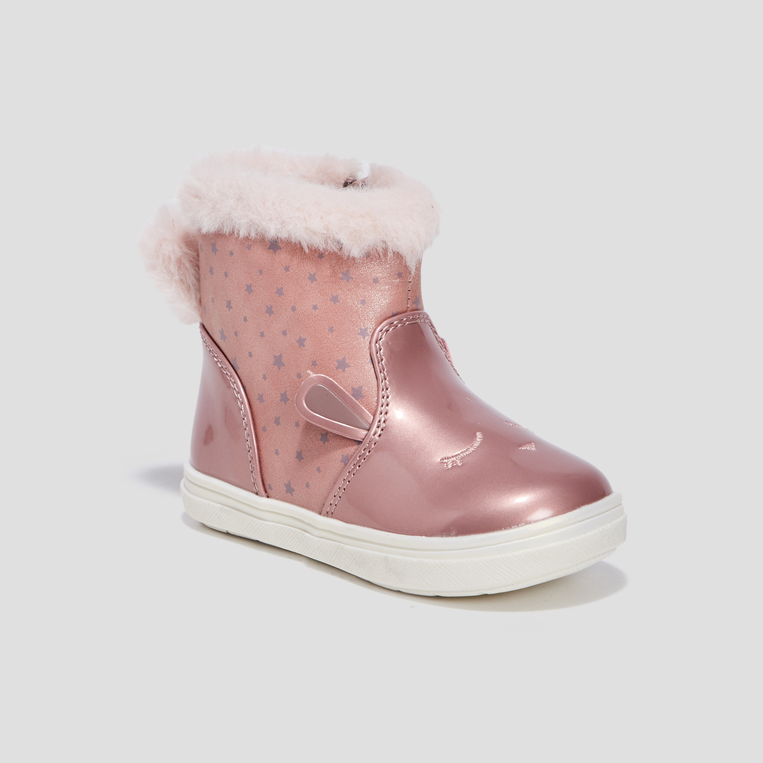 Bottines irisées rose bébé fille | La Halle