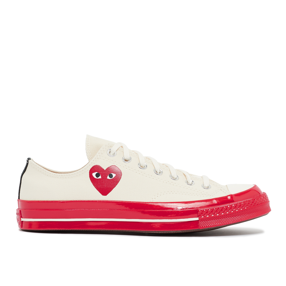 Comme des Garcons Play Sole Chuck 70 Low P1K123-2 / weiss