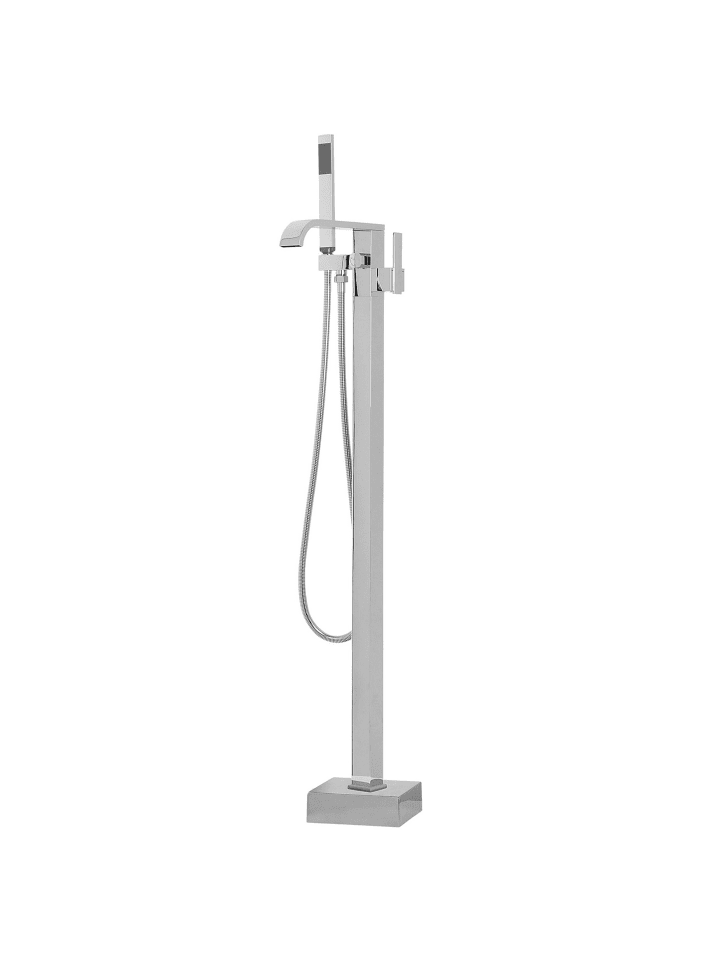 Beliani Wannenarmaturen NIAGARA in Silber - (W) 15 x (H) 120 x (L) 26 cm günstig kaufen onesize