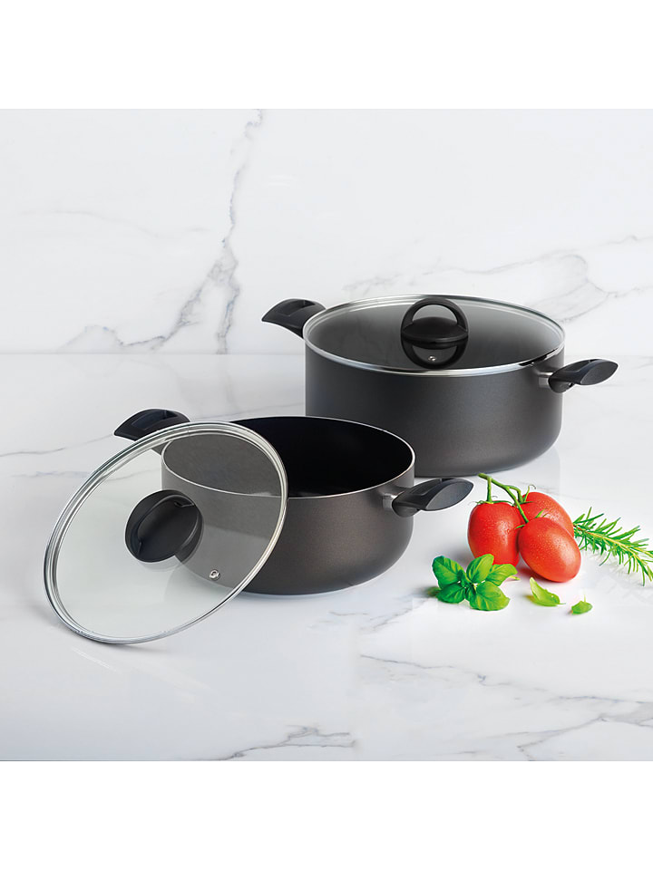 Brandt 4tlg. Kochtopf-Set in Schwarz günstig kaufen onesize