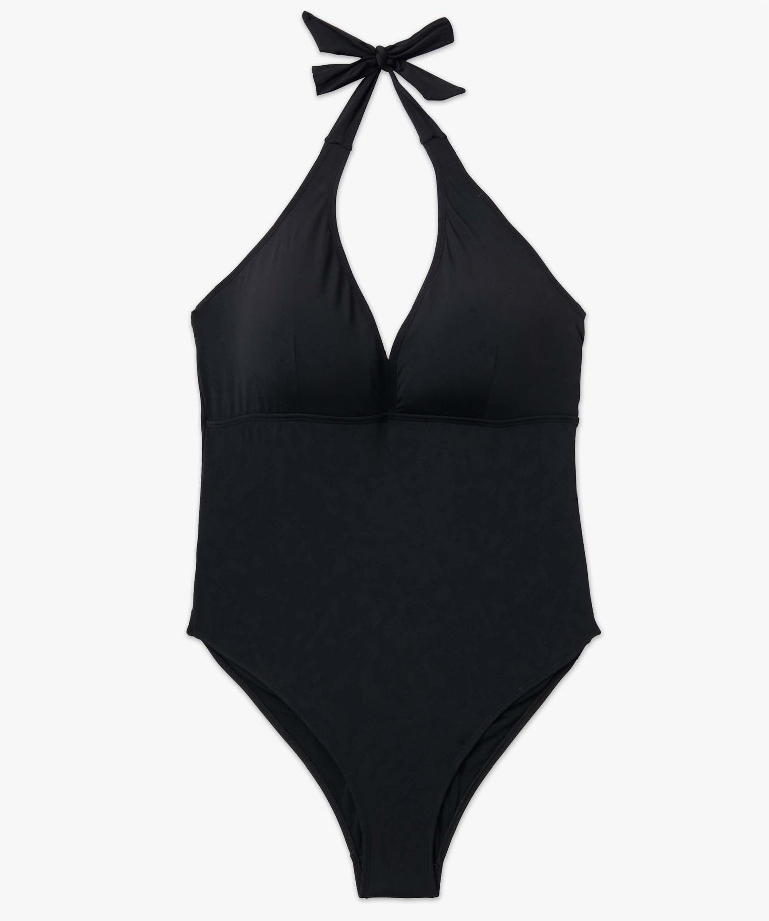 Maillot de bain femme grande taille 1 pièce dos nu noir | GEMO