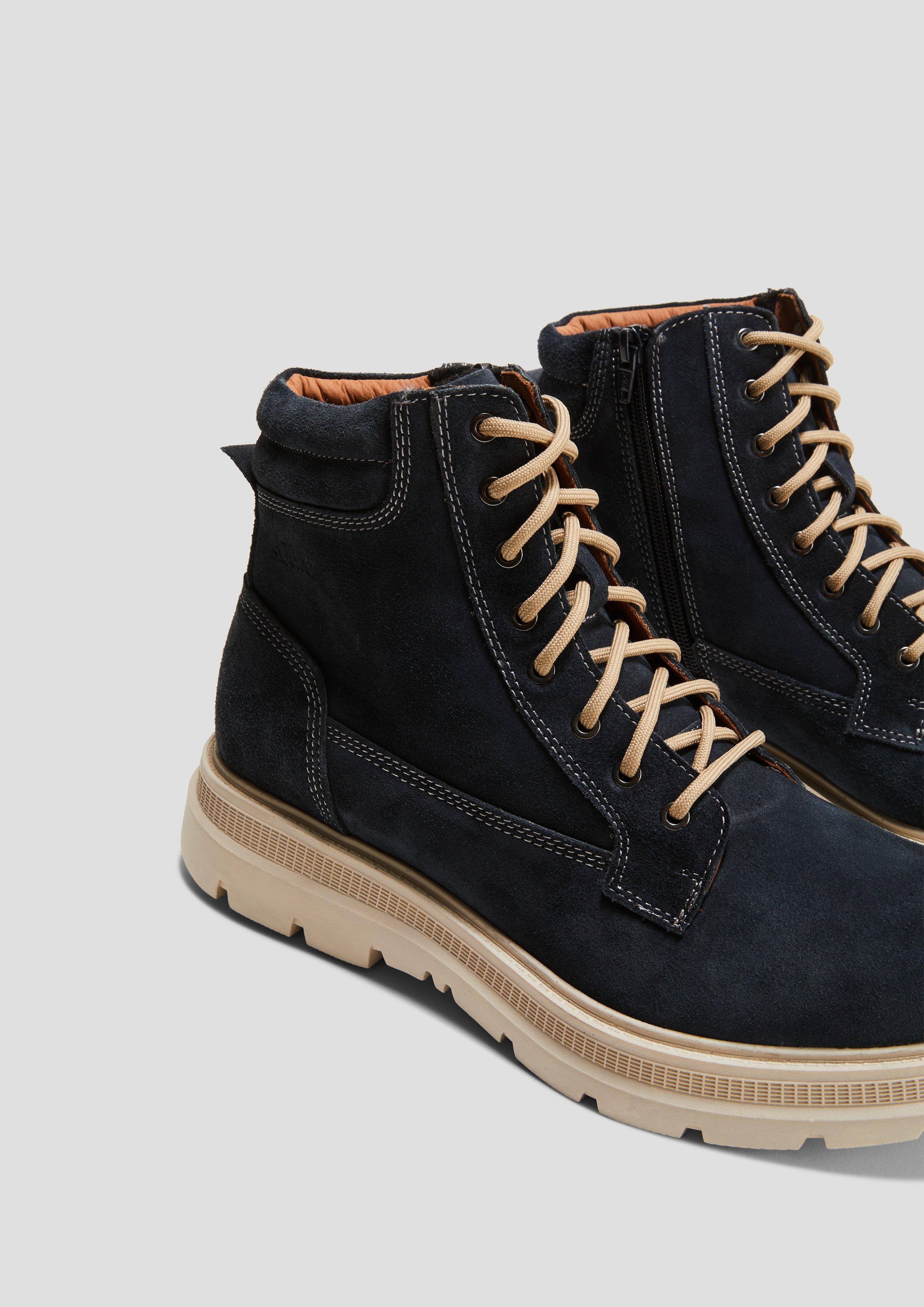 Gefütterte Boots aus Leder  6008612-805