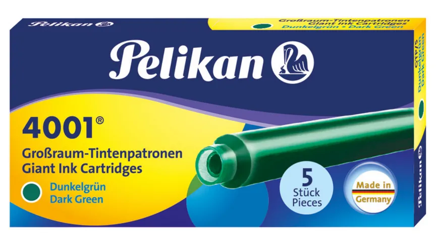 Pelikan Grossraumpatrone 4001® grün 5 Stück
