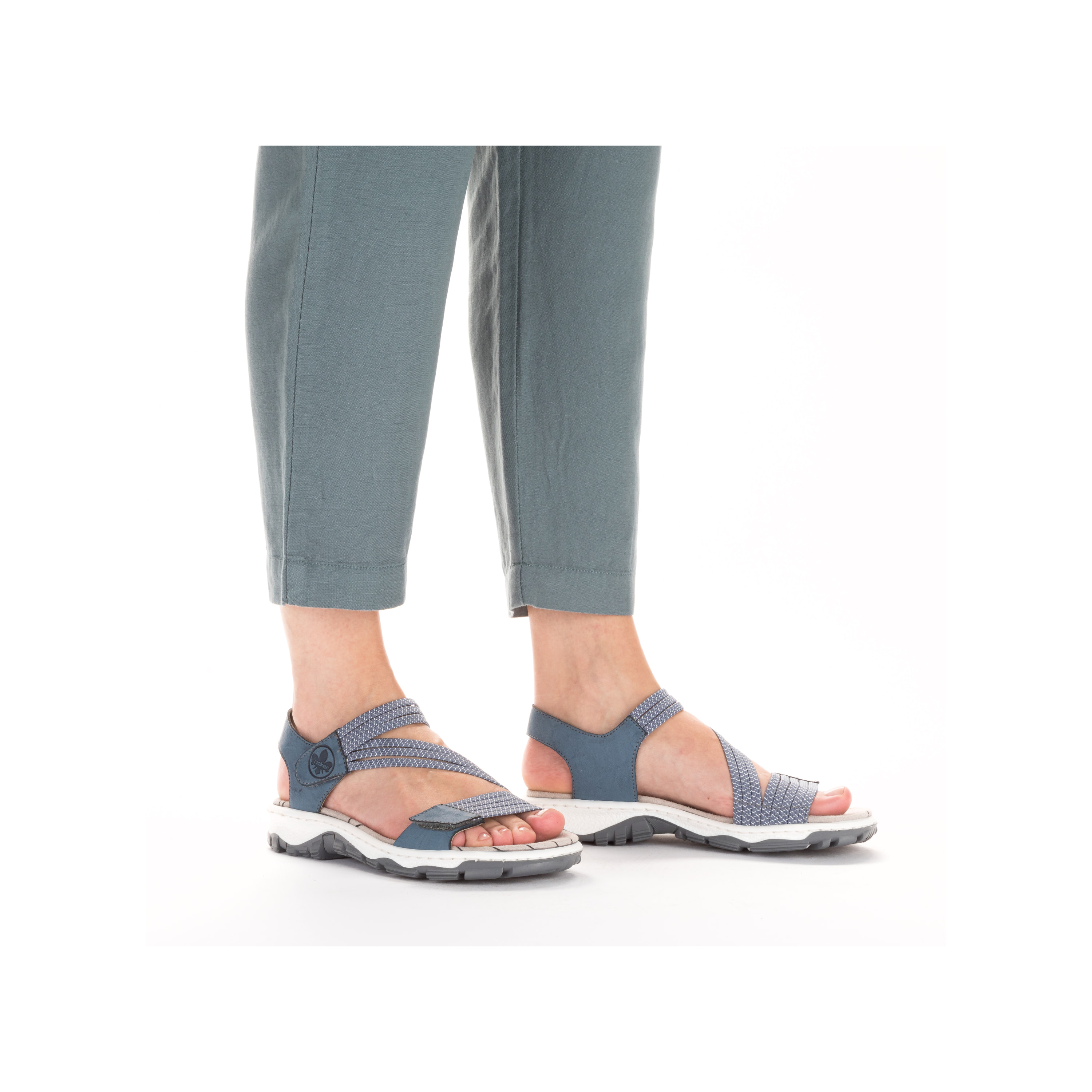 Rieker Damen Trekkingsandalen californiablau