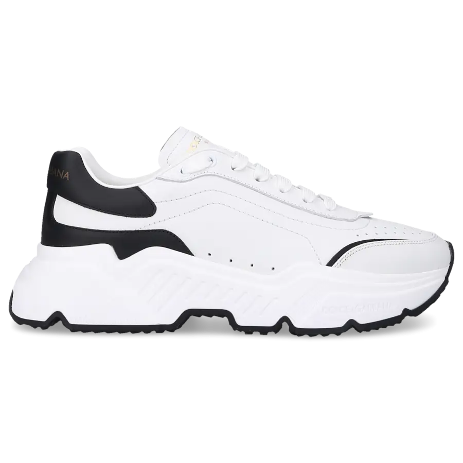 Dolce & Gabbana - Sneaker low DAYMASTER Kalbsleder - weiß