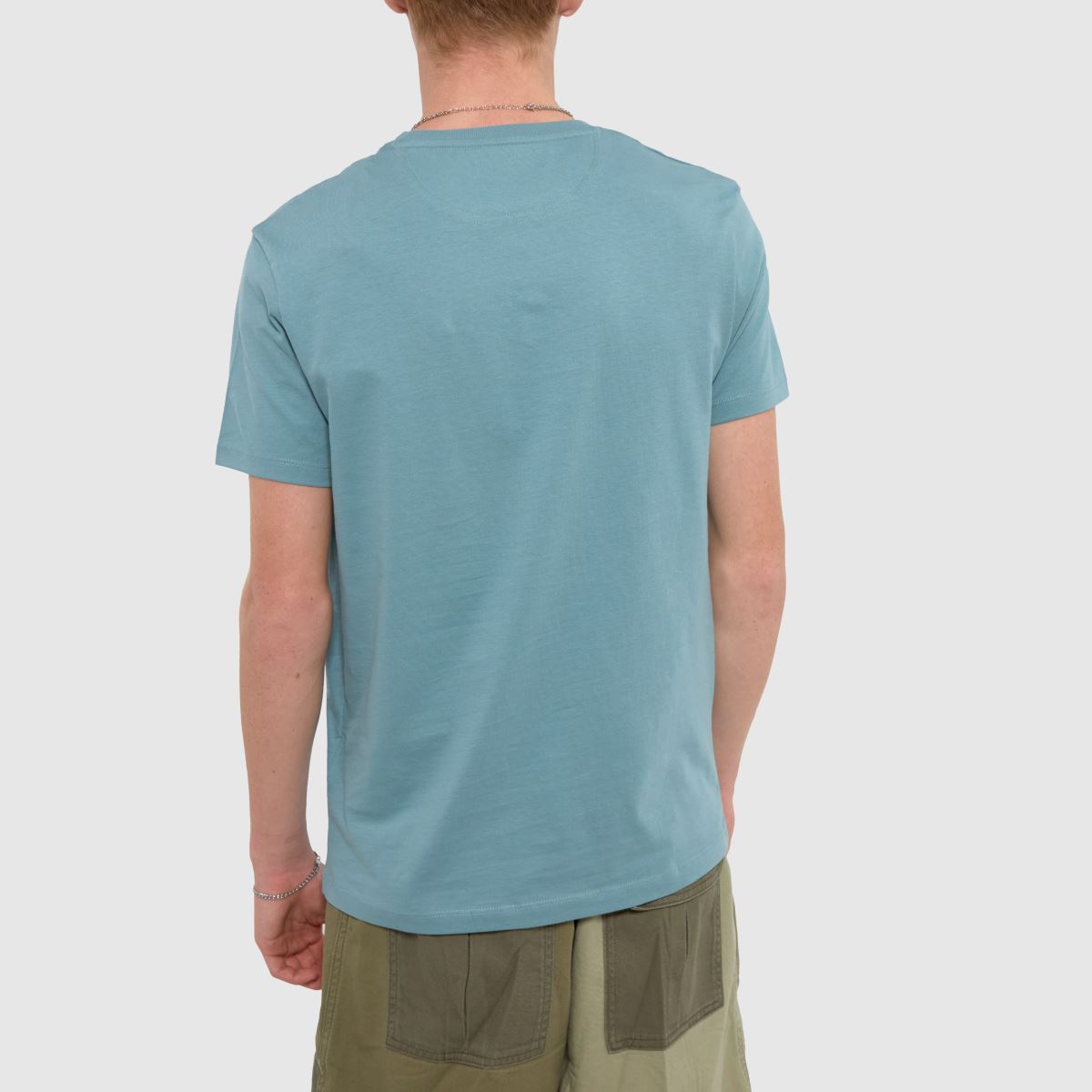Timberland – Dustan – Turkos t-shirt i jersey