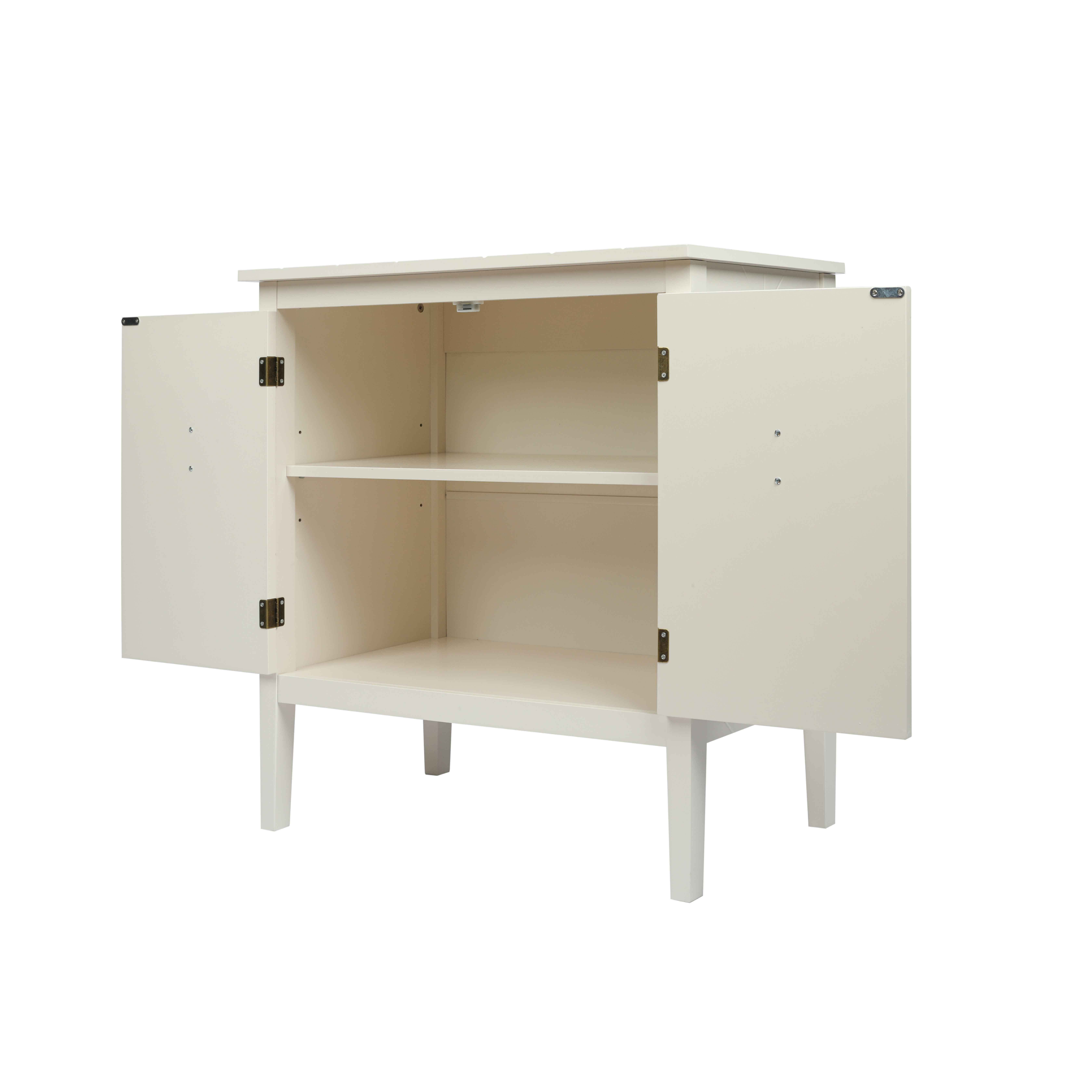 REDOM Anrichte Sideboard Flurschrank Kommode Küchenschrank, mit Griffe