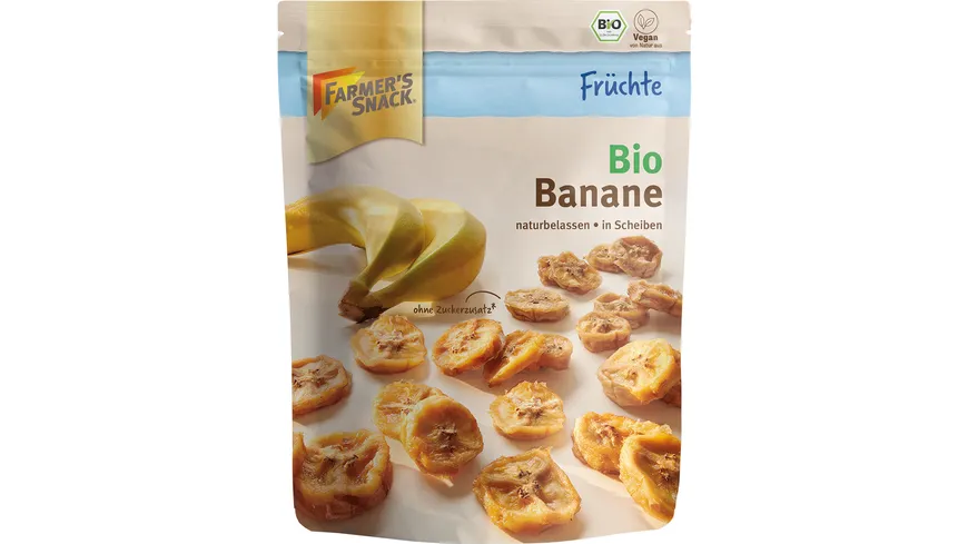 FARMER'S SNACK Bio Banane naturbelassen in Scheiben 150 g