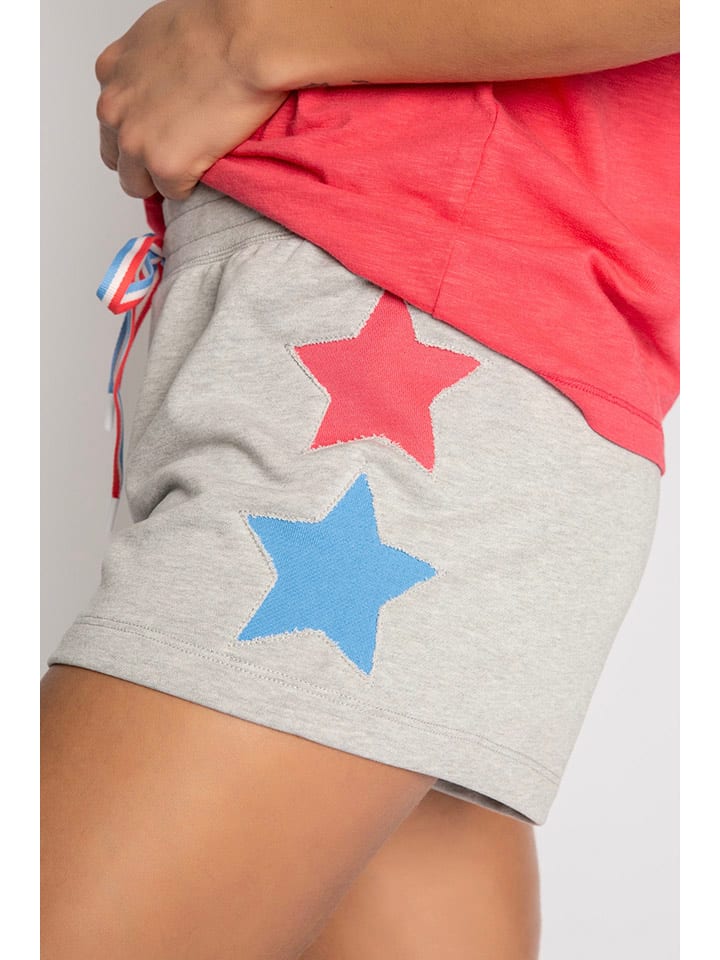 PJ Salvage Pyjama-Shorts in Grau günstig kaufen