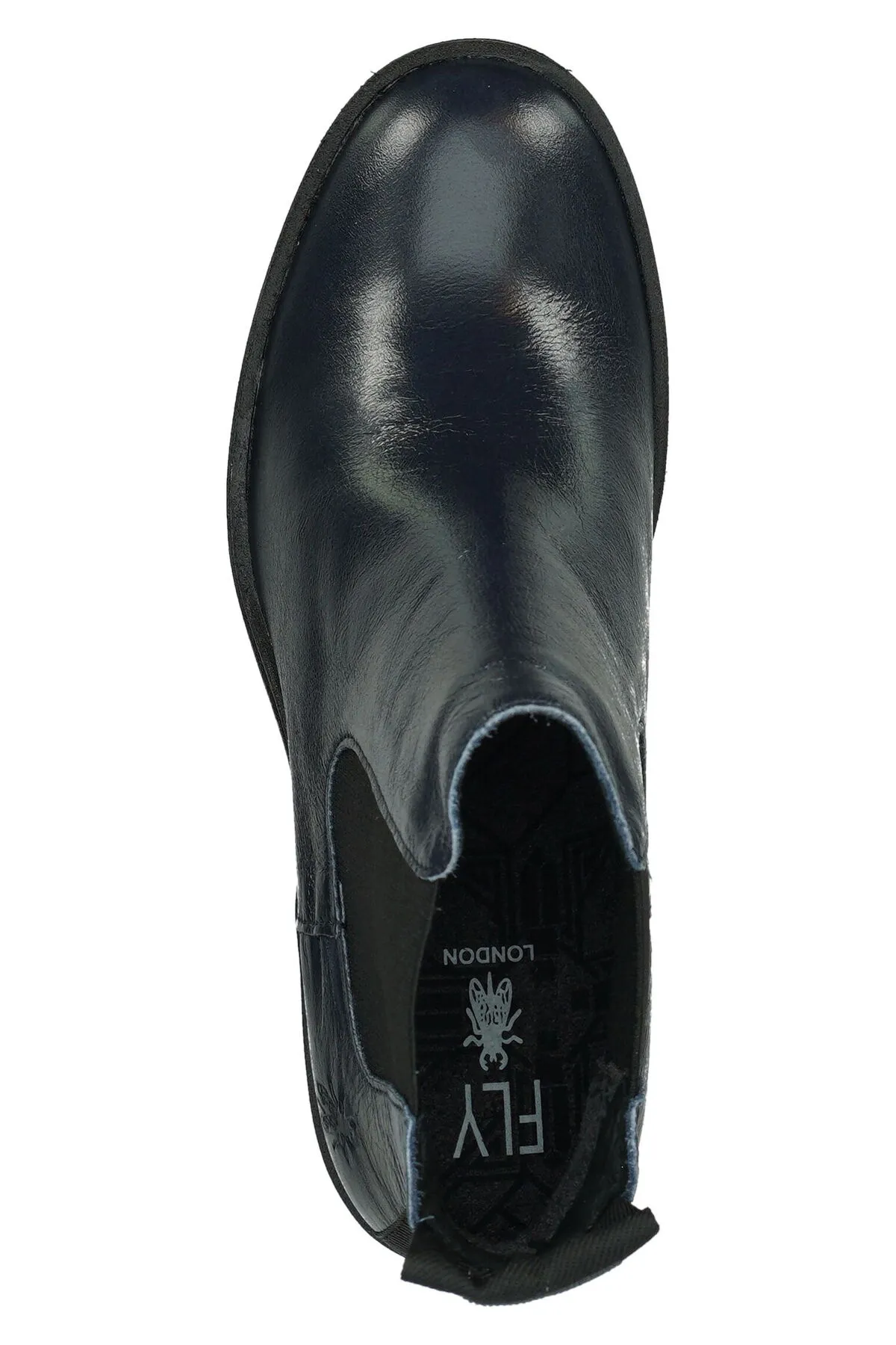 Fly London  Stiefelette - Dunkelblau - Blockabsatz