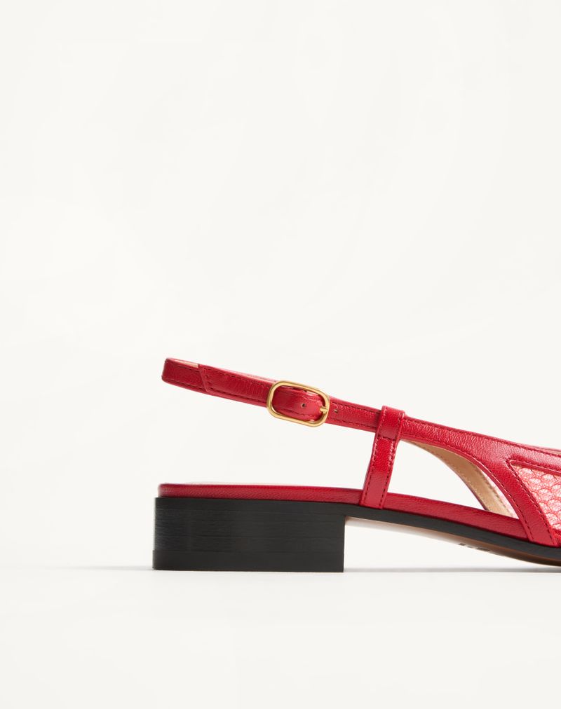 Valet Du Roi 25 mm mesh en kinder slingback ballerina