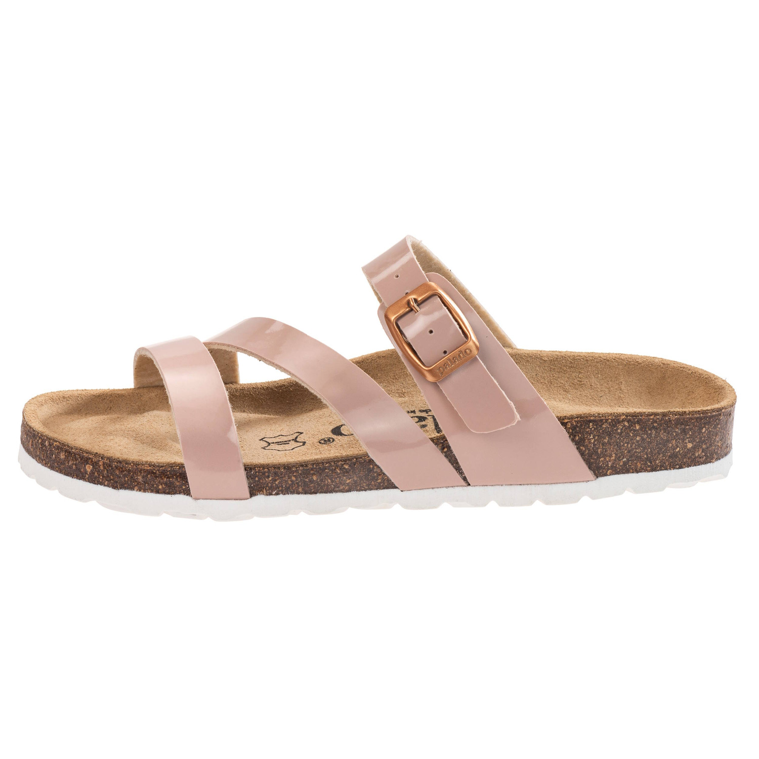 Palado Ikaria Lack, Pantoletten, Damen, Rosa