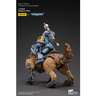 Warhammer 40k Actionfigur 1/18 Space Wolves Thunderwolf Cavalry Bjane