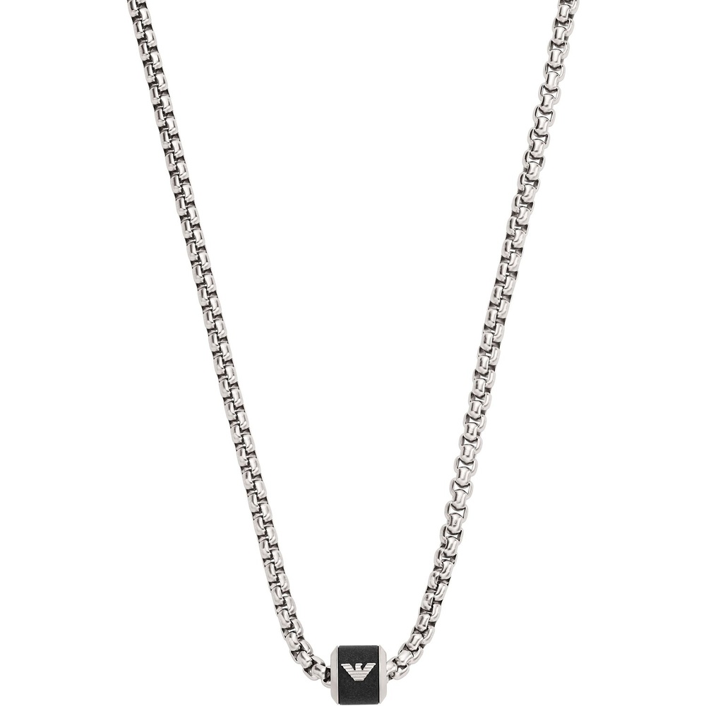 Emporio Armani Chaînette Acier inoxydable collier