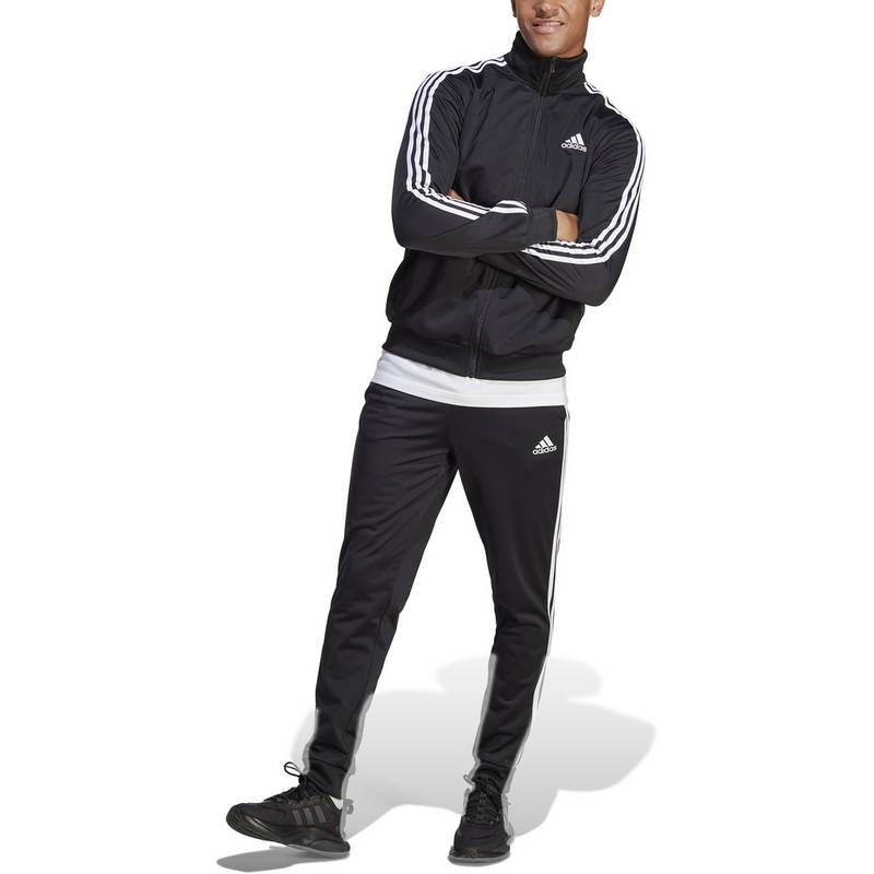 adidas BASIC 3-STREIFEN TRICOT Trainingsanzug Herren