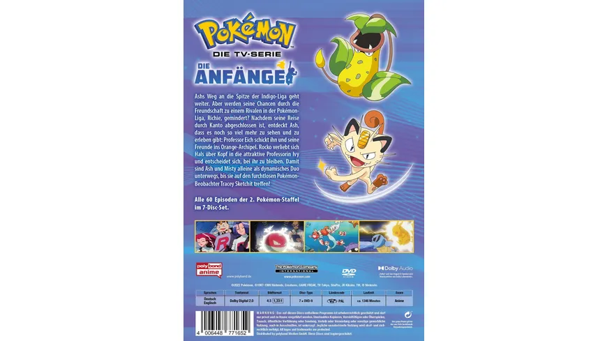 Pokémon - Die TV-Serie: Die Anfänge - Staffel 2  [7 DVDs]