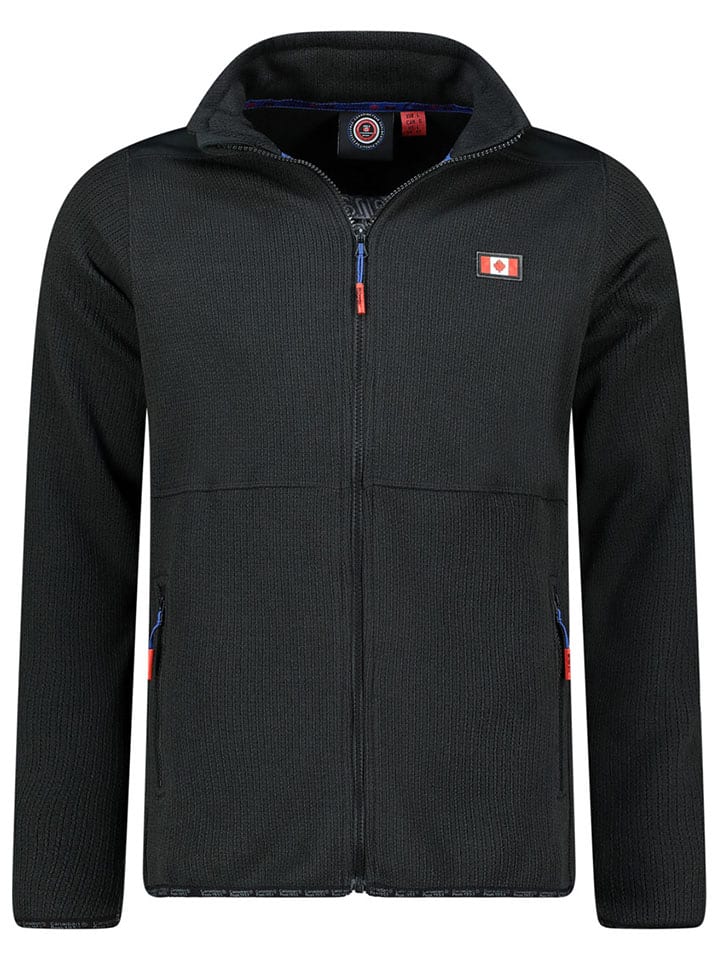Canadian Peak Fleecejacke in Schwarz günstig kaufen