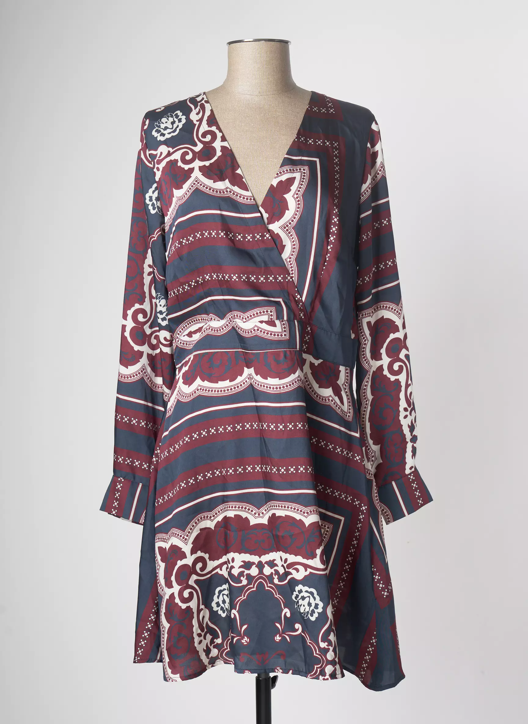 Morgan Robes Mi Longues Femme couleur bleu