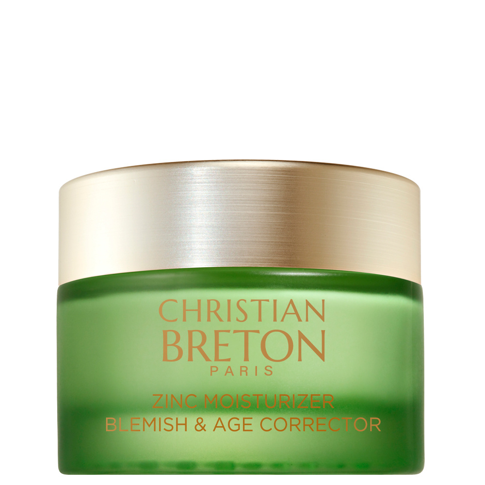 christian breton CREME CORRECTRICE + ZINC ANTI-IMPERFECTIONS & ANTI- AGE CREME VISAGE