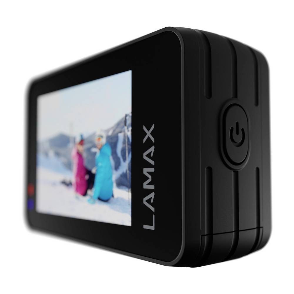 LAMAX Action Cam W10.1 Action Cam (4K, Bildstabilisierung, Dual-Display, Wasserfest, Touch-Screen)