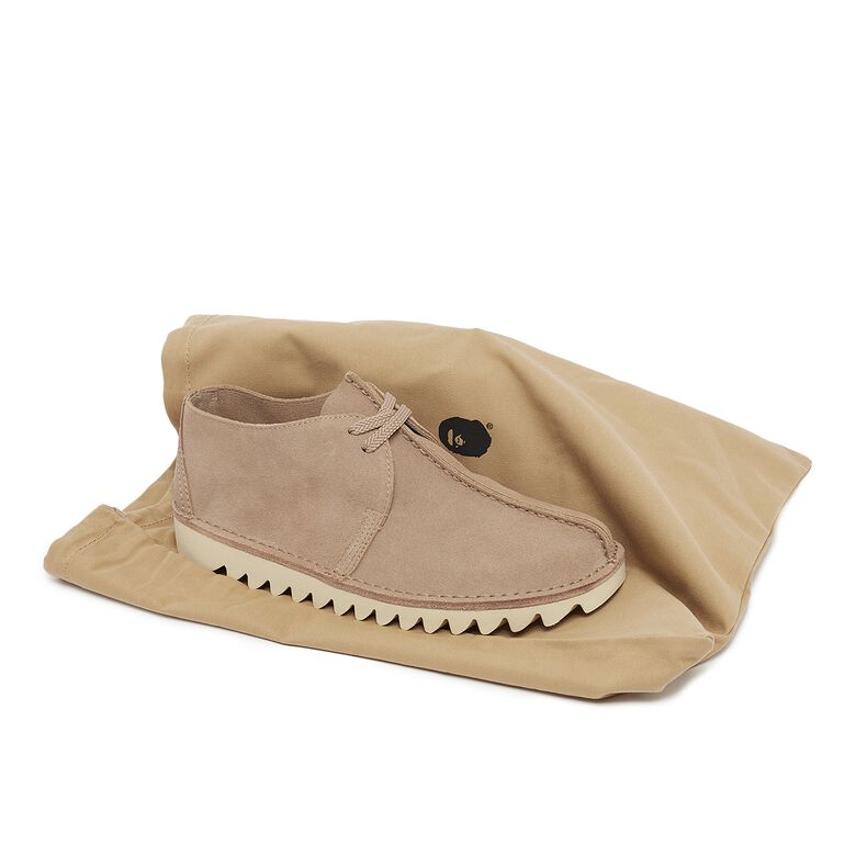 A Bathing Ape Center Seam Shoes M beige