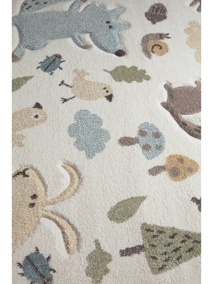Sigikid Kinderteppich Forest in weiß/blau günstig kaufen