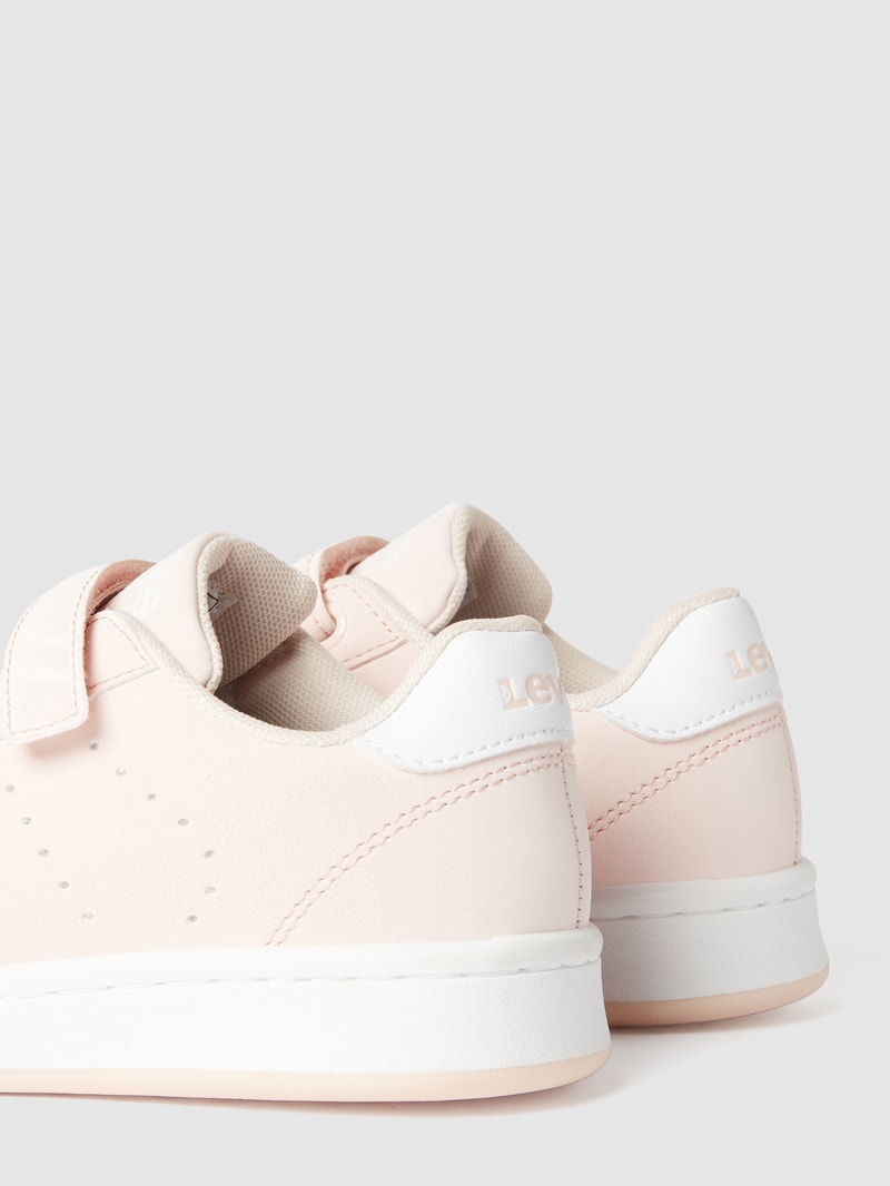 Sneaker mit Label-Details Modell 'AVENUE' in rosa