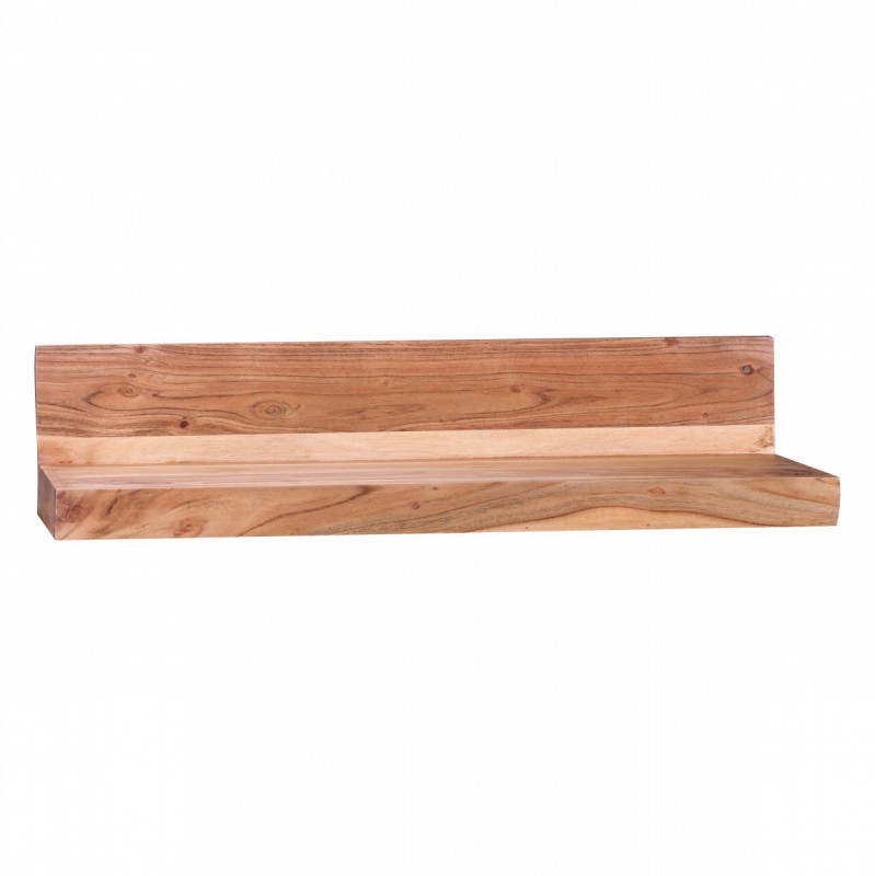 Wohnling Massivholz Wandregal 80 cm Akazie