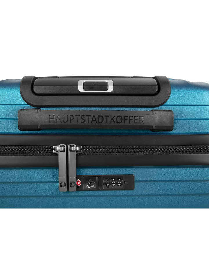 Hauptstadtkoffer Kotti - Großer Koffer Trolley recycling PP nachhaltig TSA in Royalblau günstig kaufen L