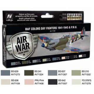 Model Air: Model Air Set RAF & FAA Day Fighters & PRU 1941-1945 (8)