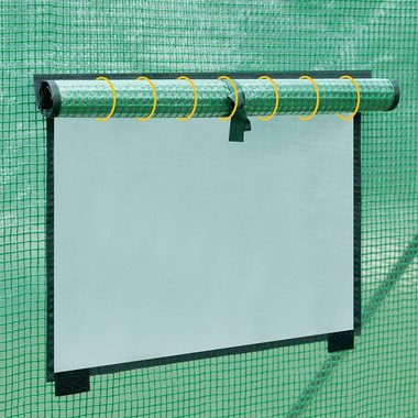 Woltu Gewächshaus, PE halbtransparent 130 g/m² 200x77x146/169 cm Weiß