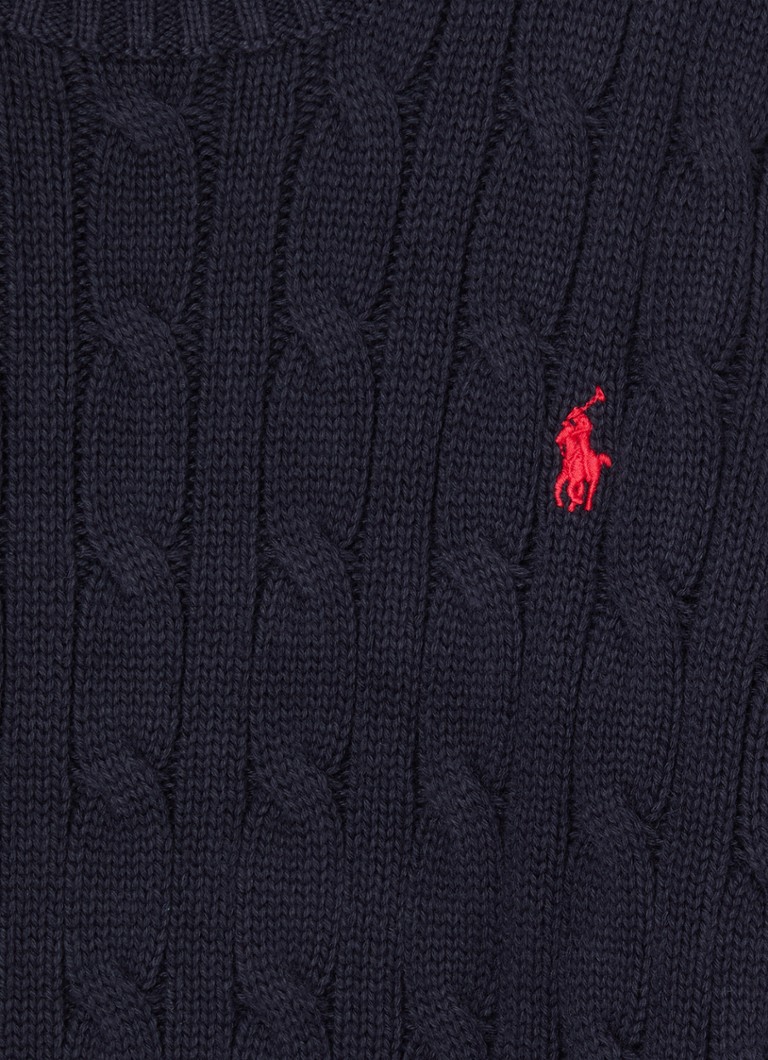 Ralph Lauren Cable-knit pullover with logo embroidery
