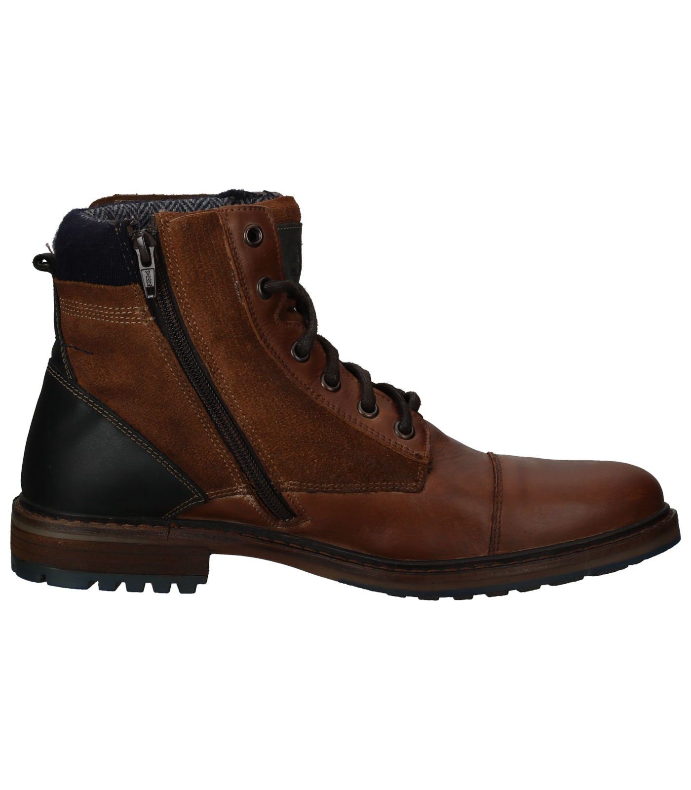 Bullboxer Stiefelette Leder Schnürstiefelette